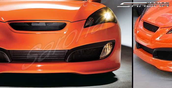 Custom Hyundai Genesis Coupe Grill  (2009 - 2012) - $189.00 (Manufacturer Sarona, Part #HY-001-GR)